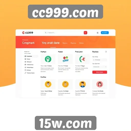 Interface do usuário do cc999.com e sua usabilidade